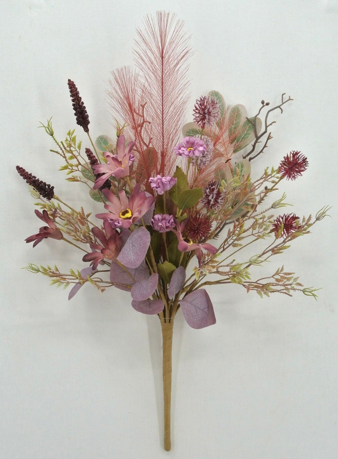 Dusty purple reed and mixed filler bush - Greenery Market64300 - LV