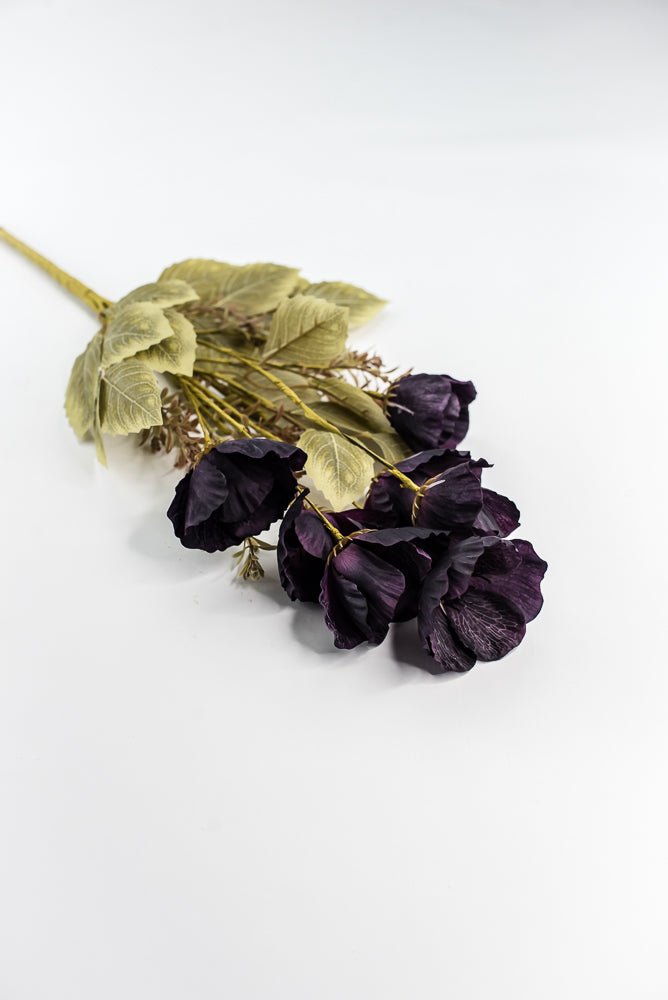 Eggplant Purple Mixed Poppy Bush - Greenery Market40320 - PU