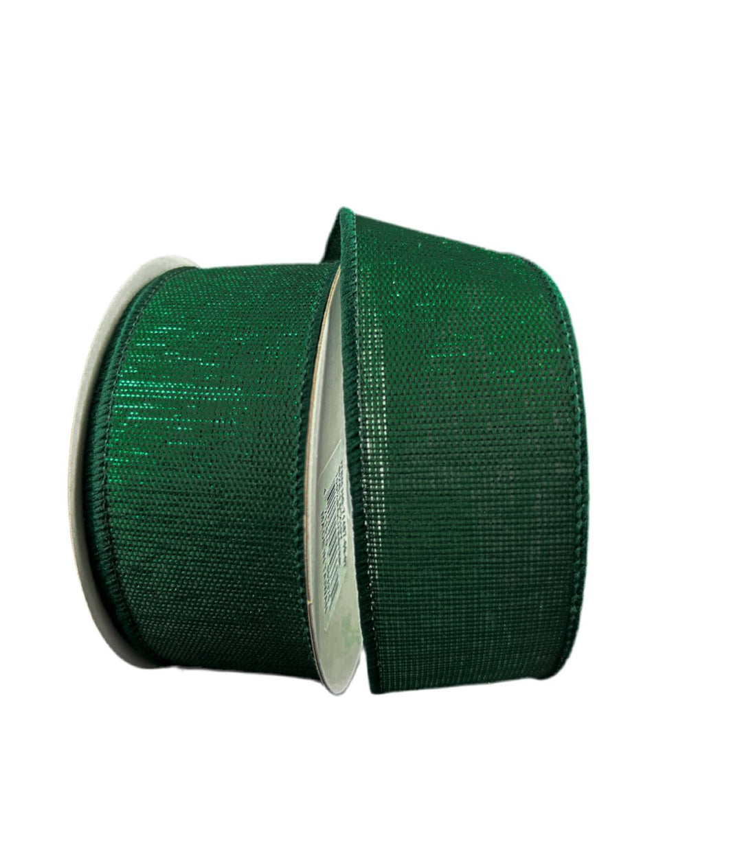 Emerald green solid shimmer wired ribbon 1.5” - Greenery MarketWired ribbon71487 - 09 - 07