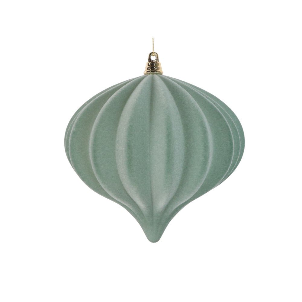 Eucalyptus Flocked Onion Ornament - 5.9" - Greenery MarketOrnaments223935