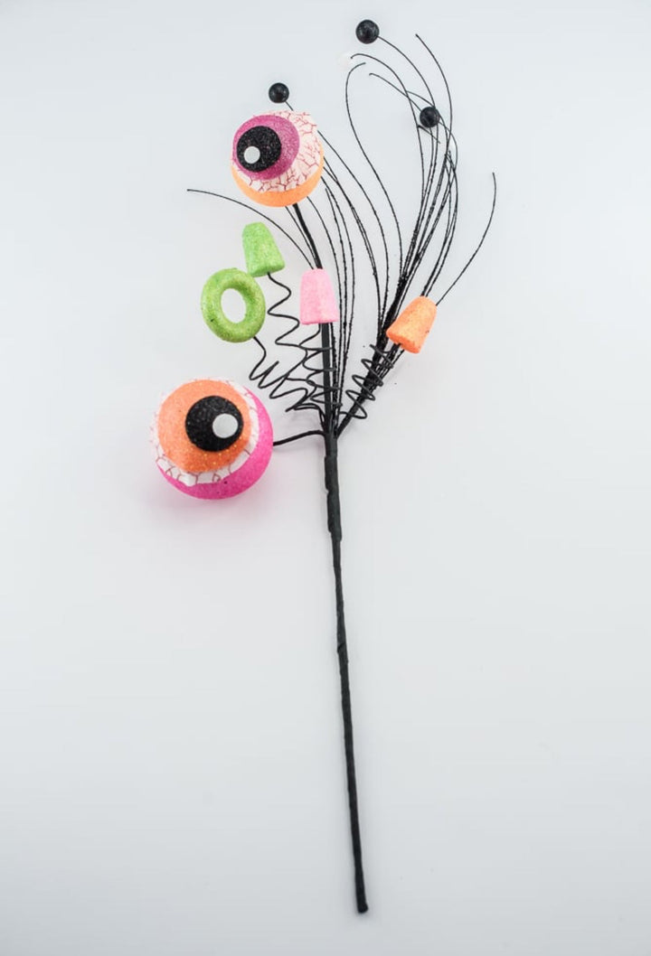 Eyeballs wired Halloween spray - Greenery MarketHalloween57135BTOR