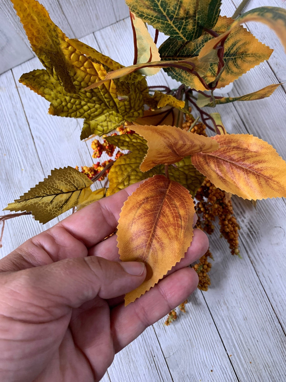 Fall leaves spray with berries - Greenery MarketgreeneryMTH12496