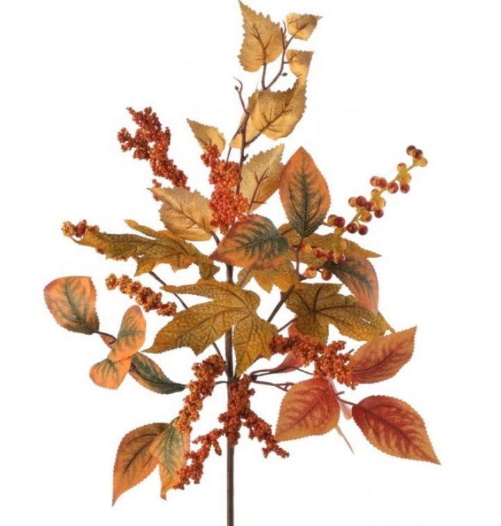 Fall leaves spray with berries - Greenery MarketgreeneryMTH12496