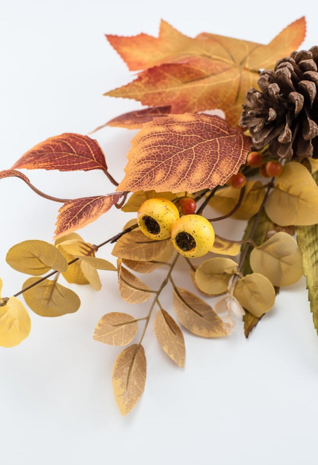 Fall mixed foliage, crater berries & cone pick - Greenery MarketgreeneryPM3482