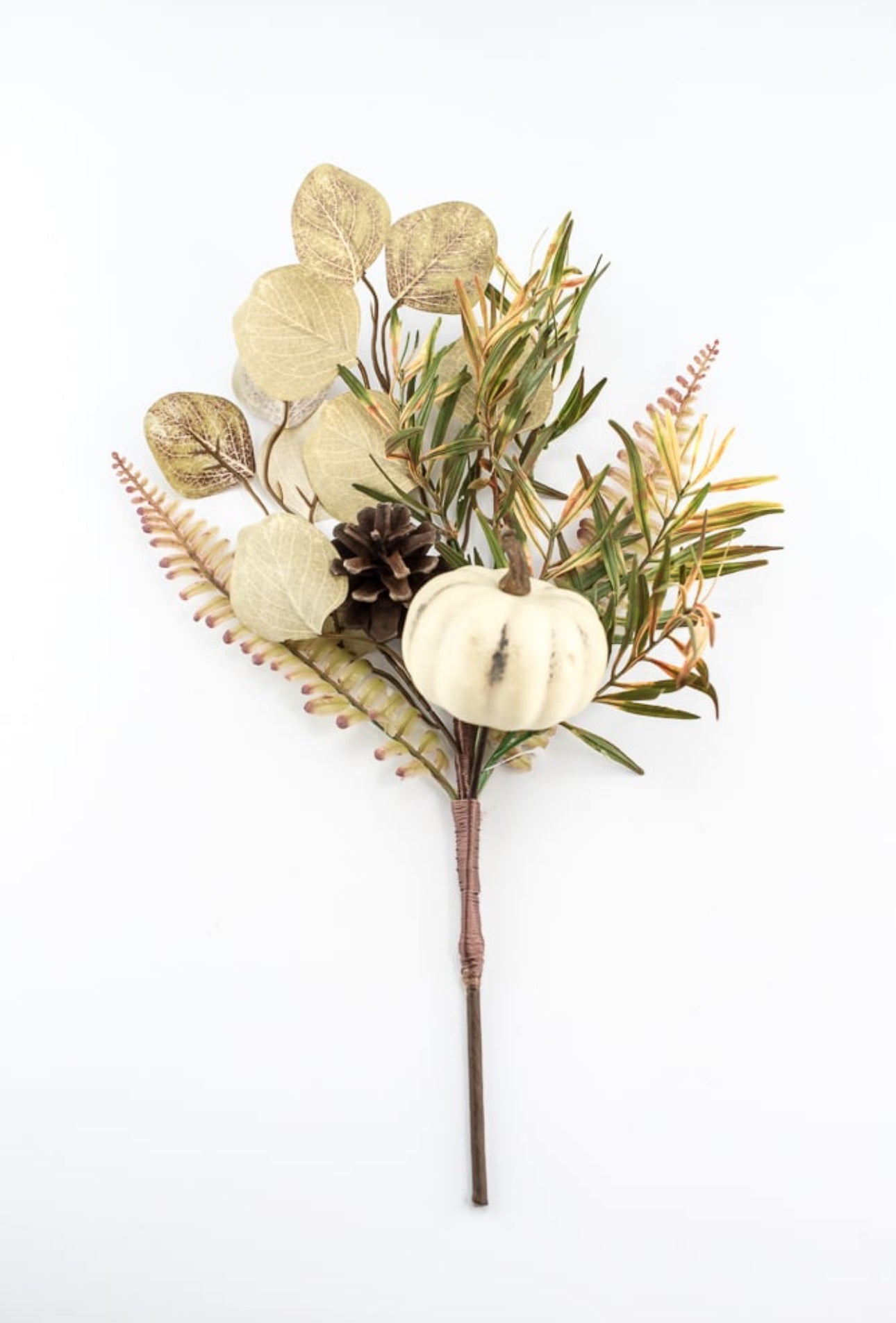 Fall mixed foliage & pumpkin pick - Greenery Market