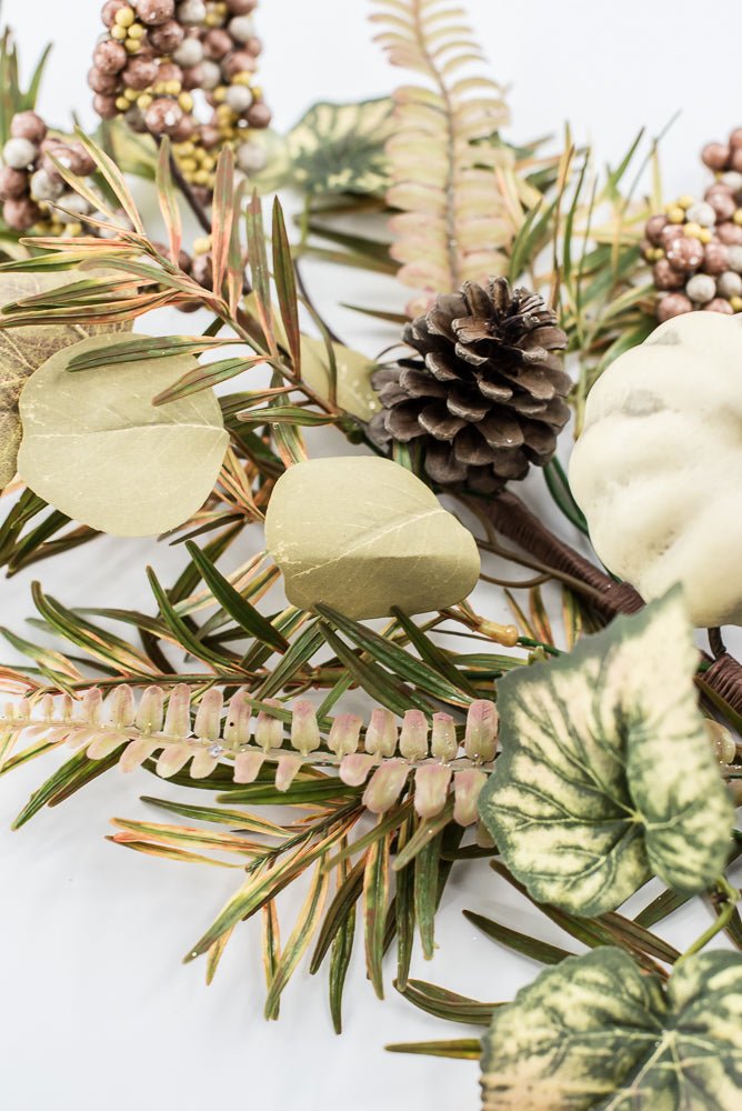 Fall mixed foliage & pumpkin spray - Greenery MarketgreeneryPm3498