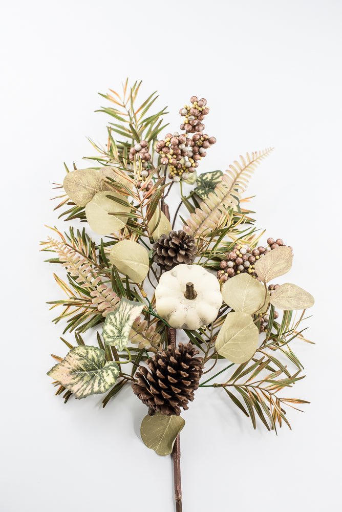 Fall mixed foliage & pumpkin spray - Greenery MarketgreeneryPm3498