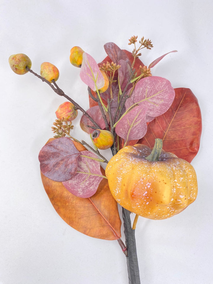 Fall pumpkin spray - orange - Greenery MarketMTH13086-ANOR