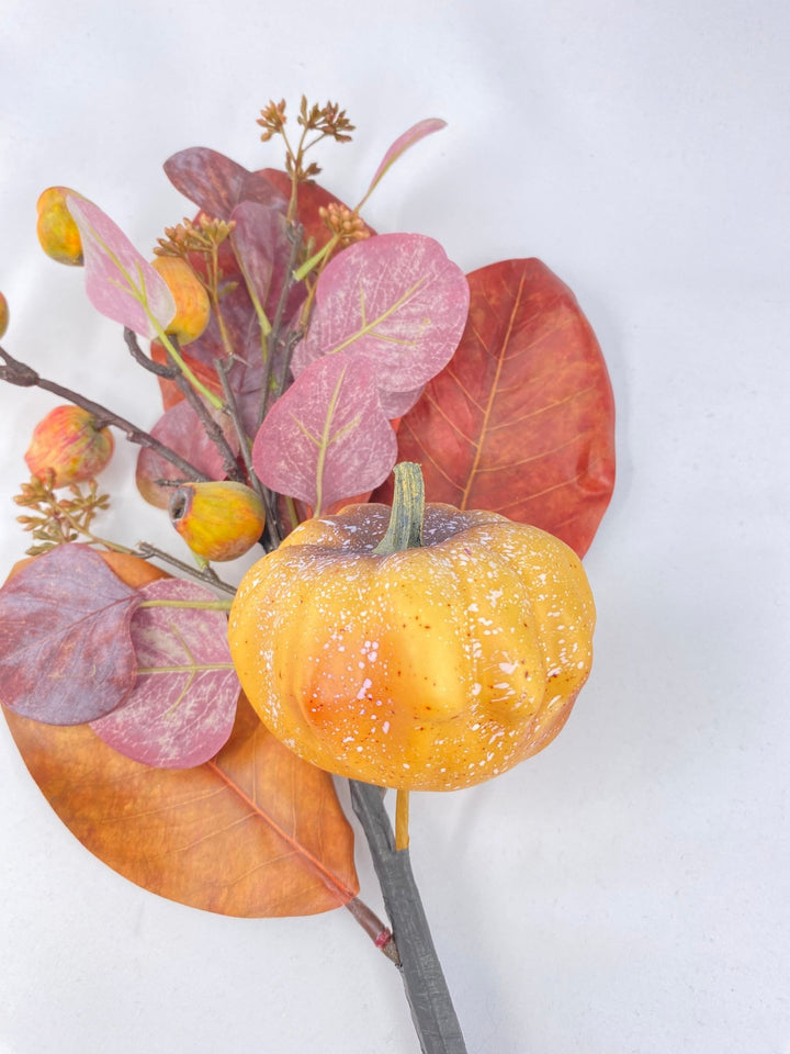 Fall pumpkin spray - orange - Greenery MarketMTH13086-ANOR