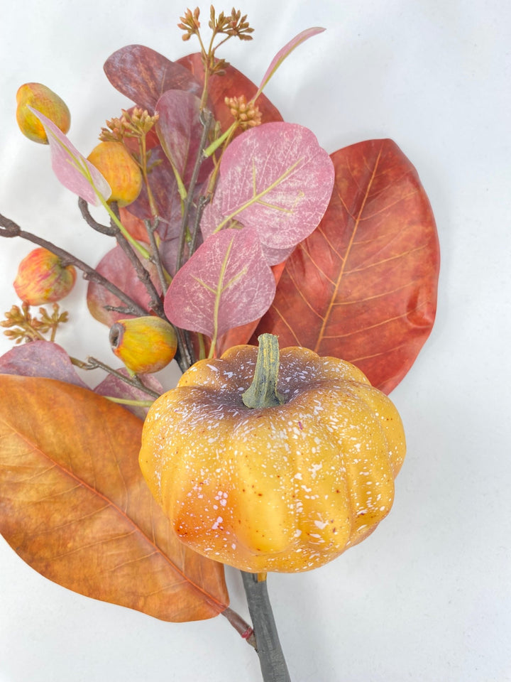 Fall pumpkin spray - orange - Greenery MarketMTH13086-ANOR