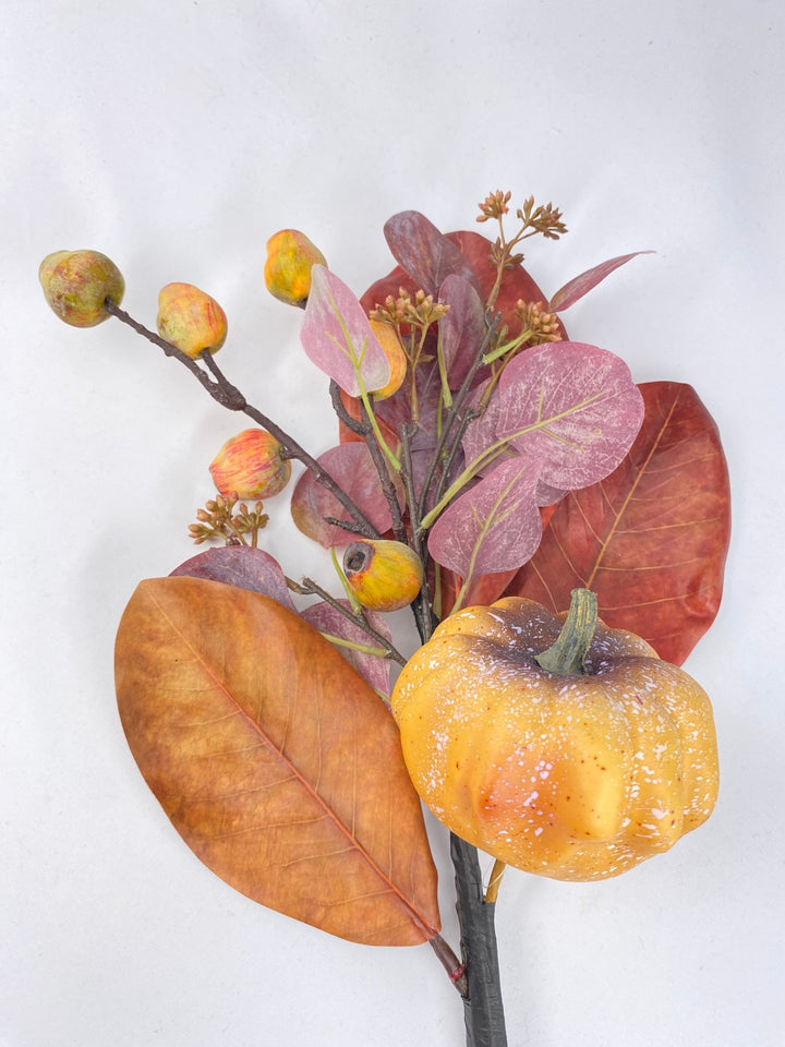 Fall pumpkin spray - orange - Greenery MarketMTH13086-ANOR