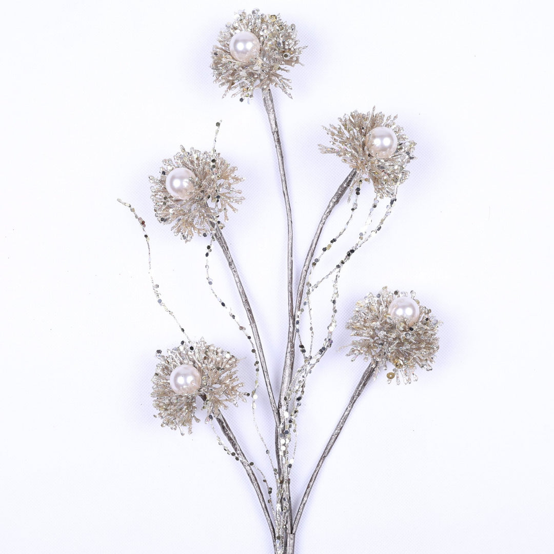 Farrisilk Artificial Platinum Pearl Puff - 28" - Greenery MarketArtificial FloraCF104-51