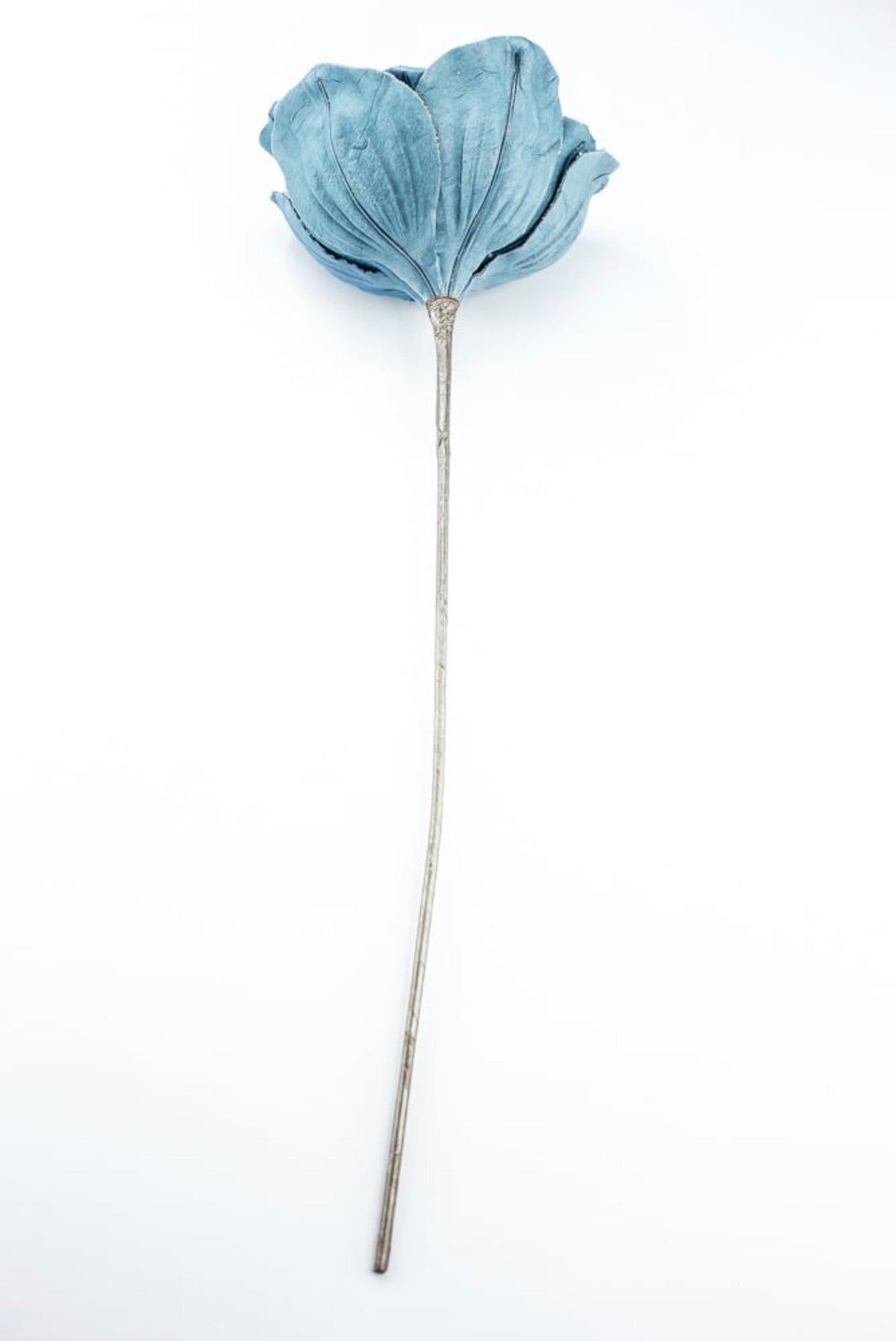 Farrisilk Artificial Steel Blue Victorian Magnolia Stem - 8" - Greenery MarketArtificial FlowersCF045-17