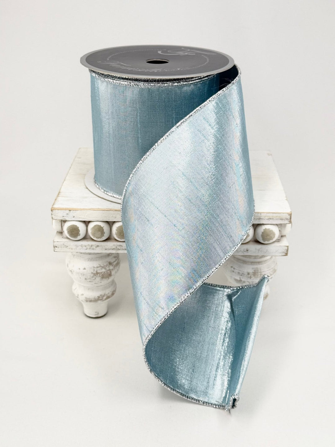 Farrisilk Blue Color Accent 4” wired ribbon AS - IS - Greenery MarketRibbons & TrimRA717-24