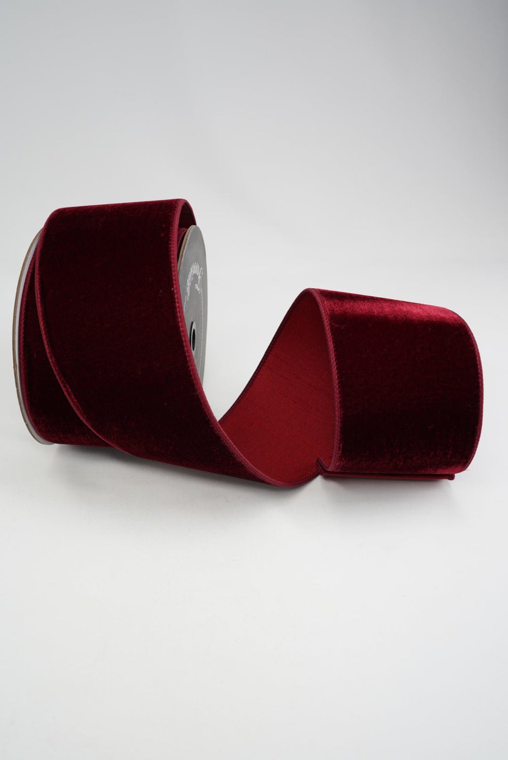 Farrisilk Burgundy Velvet Wired Ribbon - 4" - Greenery MarketWired RibbonRG804-11
