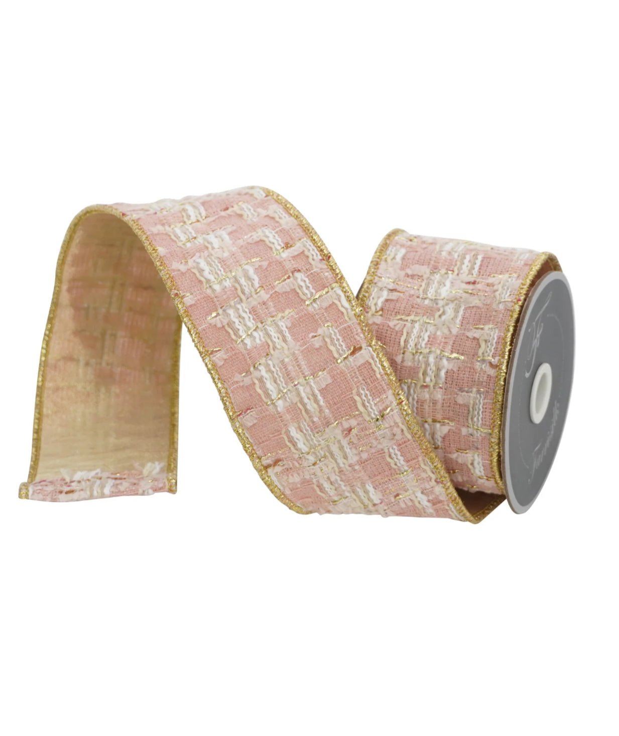 Candy couture tweed wired ribbon 2.5” - Greenery Market