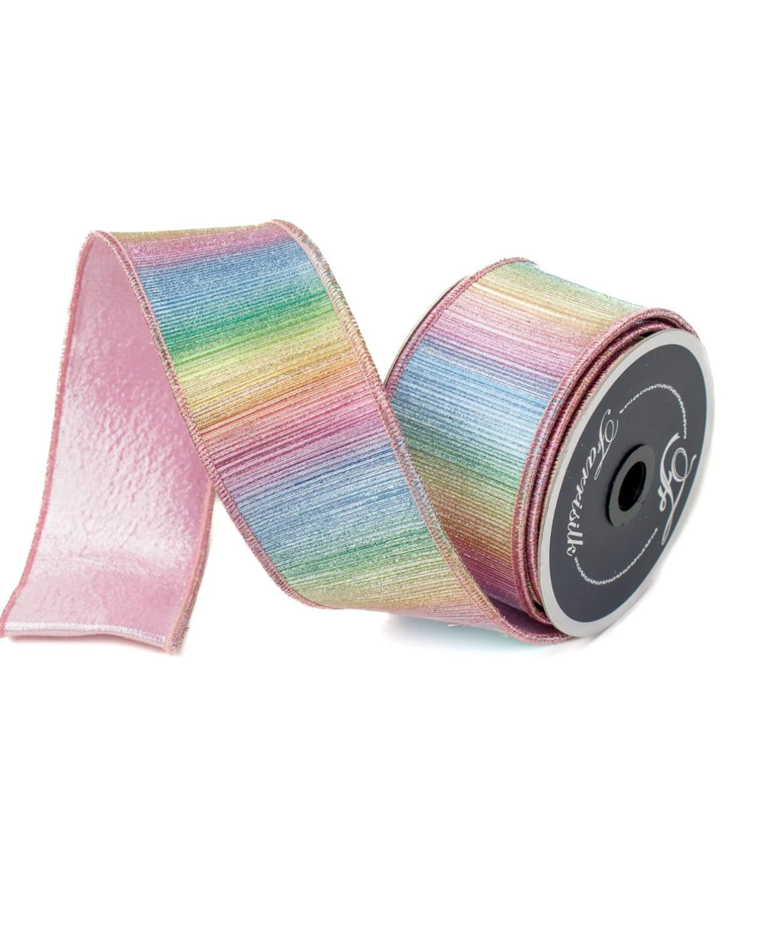 Farrisilk Candy rainbow sherbert 2.5” wired ribbon - Greenery MarketRibbons & TrimRK613 - 32