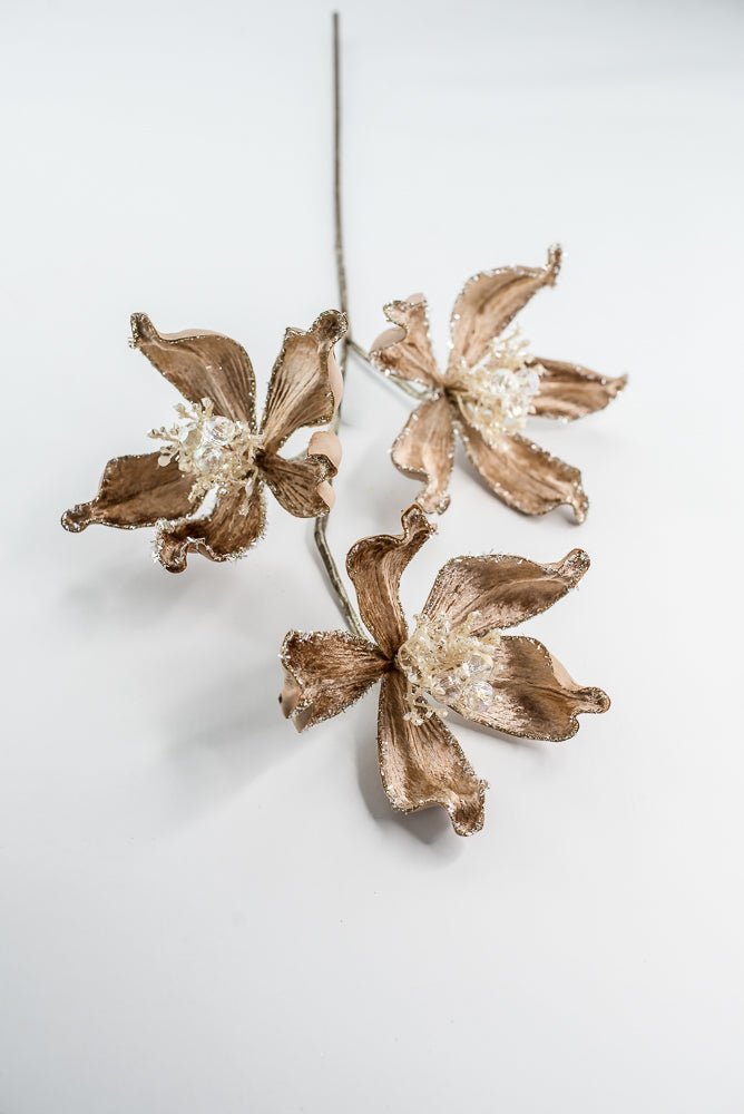 Farrisilk Cappuccino Mystic Magnolia Spray - 26" - Greenery MarketCF108-29