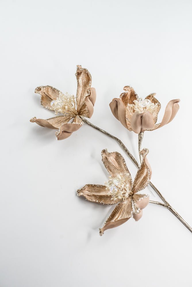 Farrisilk Cappuccino Mystic Magnolia Spray - 26" - Greenery MarketCF108-29