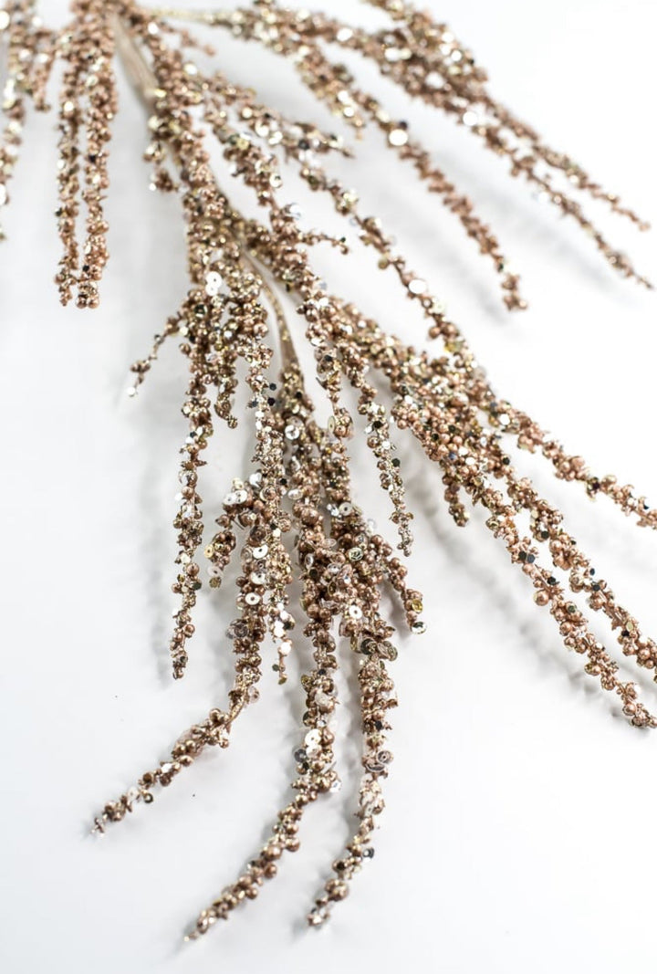 Farrisilk Cappuccino Twinkling Twigs Spray - 32" - Greenery MarketCF118-29