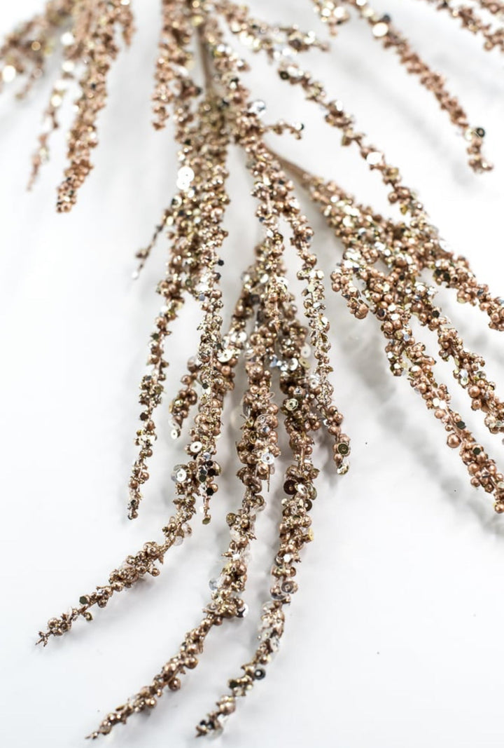 Farrisilk Cappuccino Twinkling Twigs Spray - 32" - Greenery MarketCF118-29