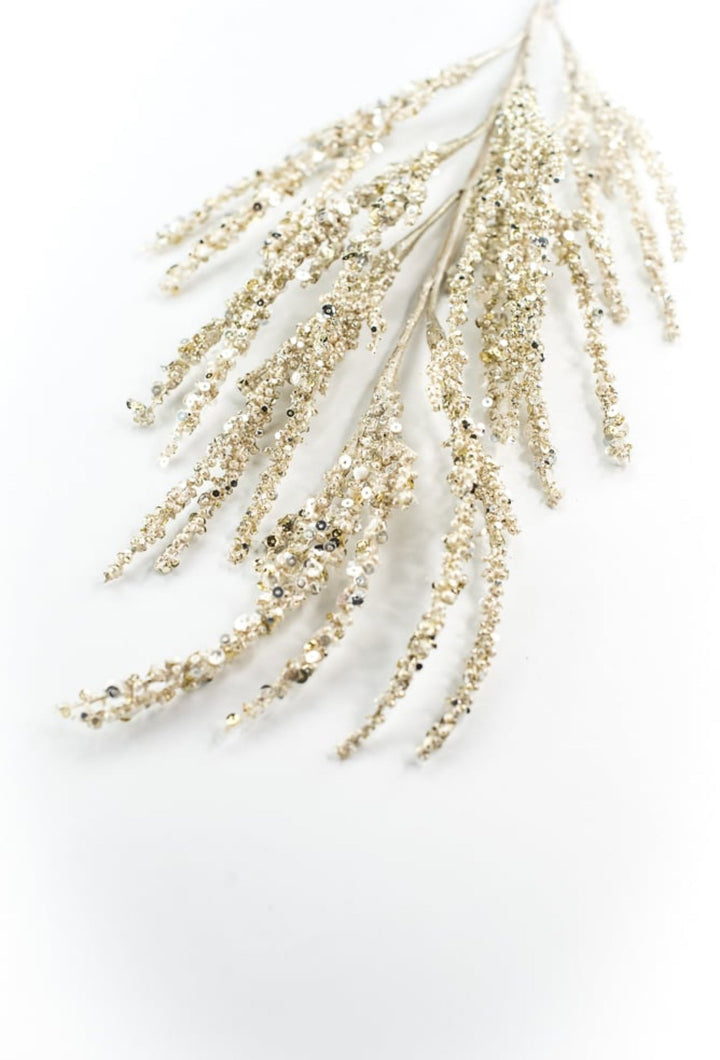 Farrisilk Champagne Twinkling Twigs Spray - 32" - Greenery MarketCF118-93