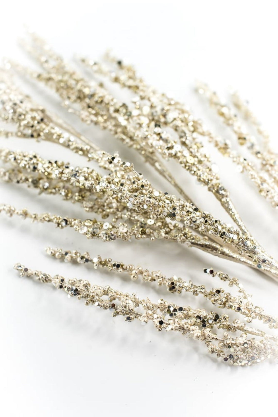 Farrisilk Champagne Twinkling Twigs Spray - 32" - Greenery MarketCF118-93