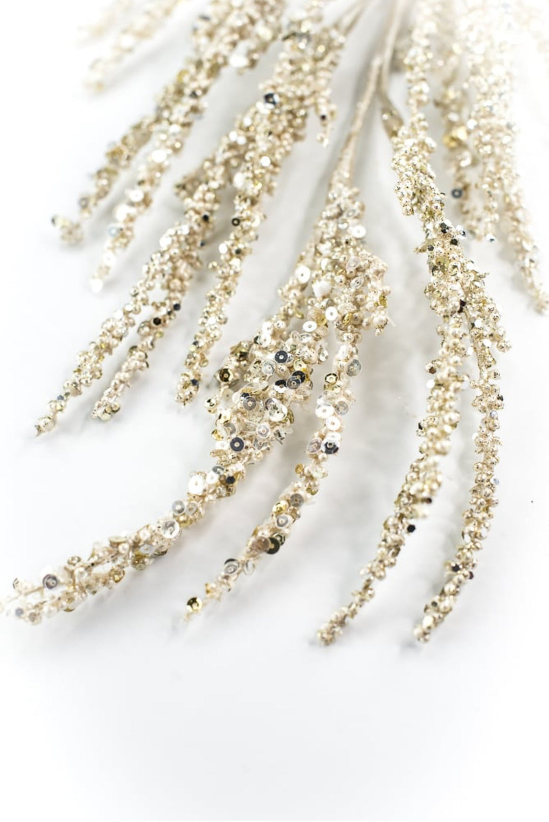 Farrisilk Champagne Twinkling Twigs Spray - 32" - Greenery MarketCF118-93