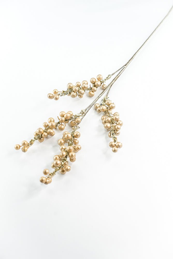 Farrisilk Gold Pearl Spray - 30" - Greenery MarketCF001-50