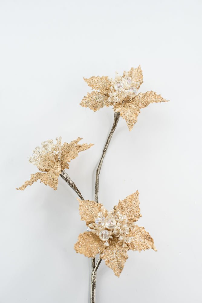 Farrisilk Gold Star Flower Spray - 28" - Greenery MarketCF122-50