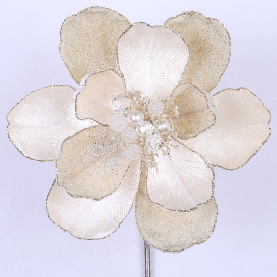 Farrisilk Ivory Grand Magnolia Stem - 10" - Greenery MarketCF059 - 62