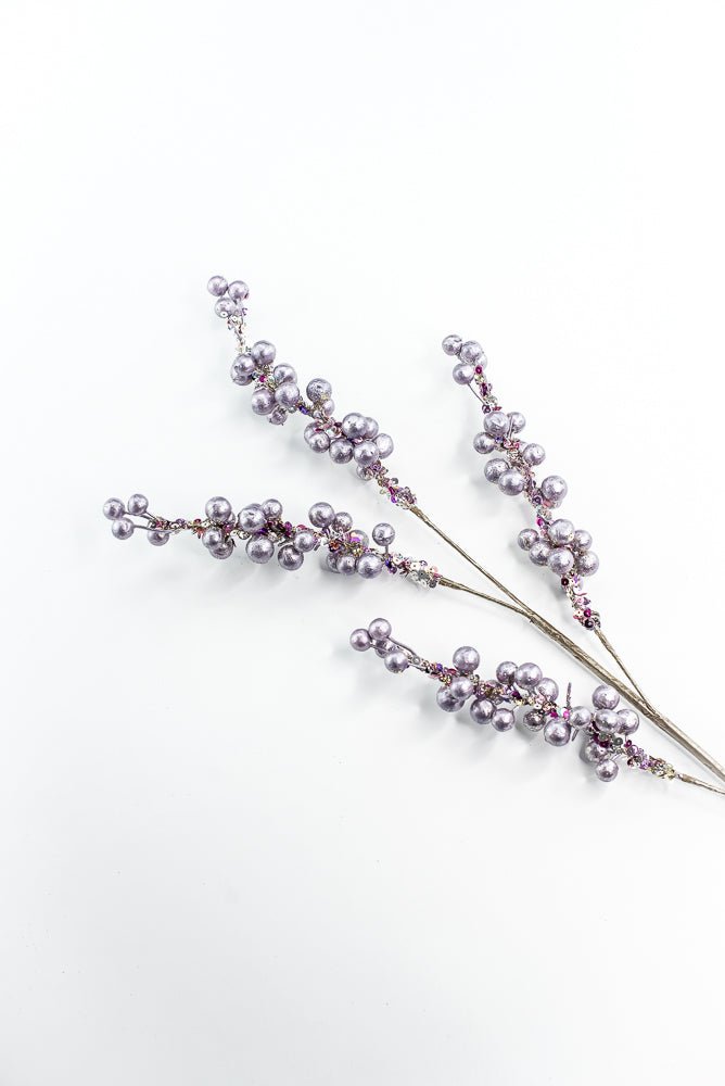 Farrisilk Lavender Pearl Spray - 30" - Greenery MarketCF001-70