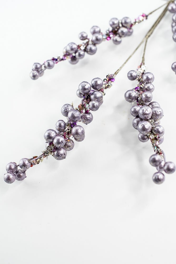 Farrisilk Lavender Pearl Spray - 30" - Greenery MarketCF001-70