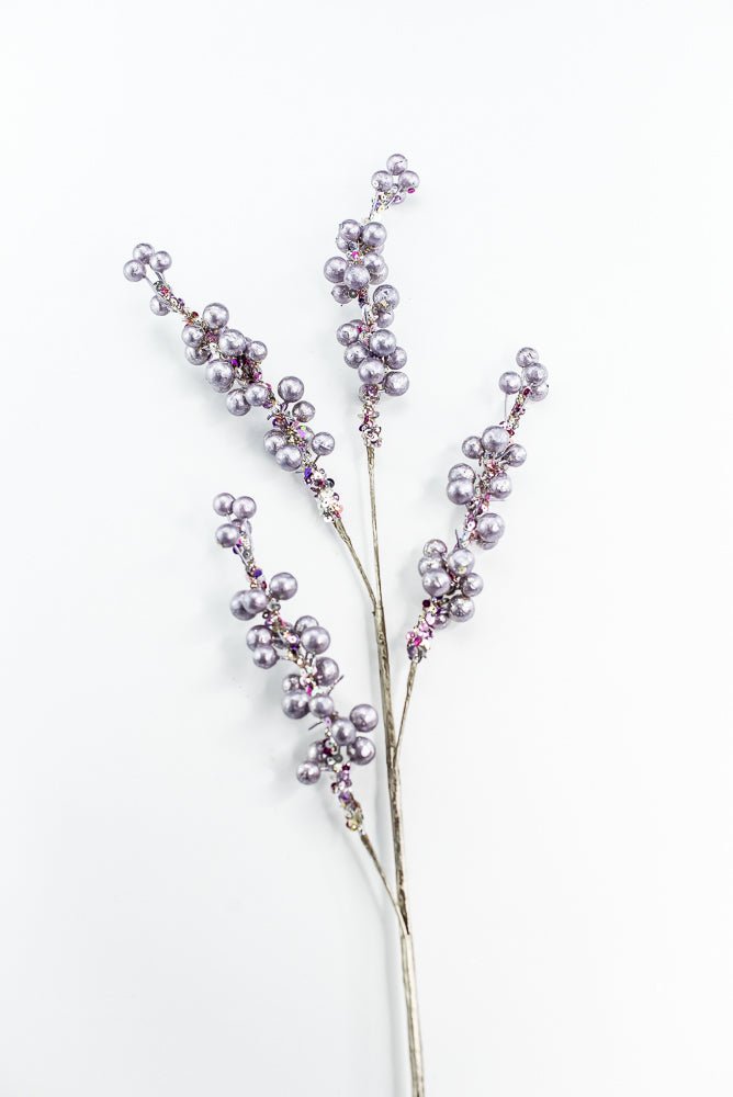 Farrisilk Lavender Pearl Spray - 30" - Greenery MarketCF001-70