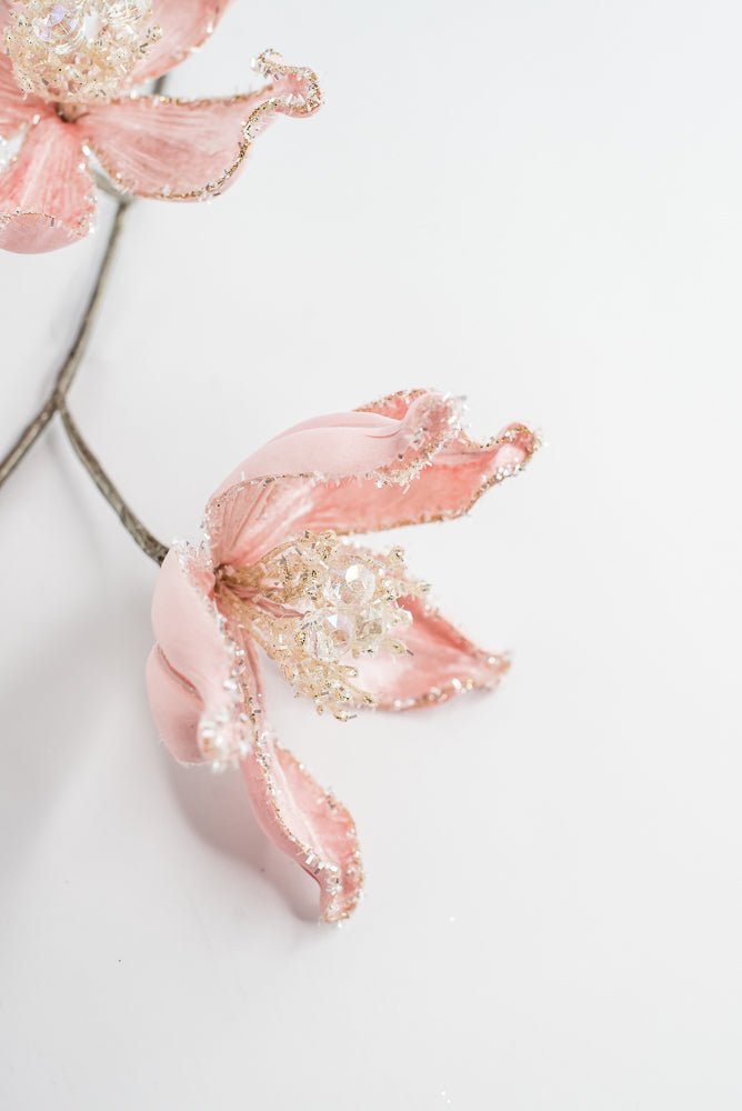 Farrisilk Light Pink Mystic Magnolia Spray - 26" - Greenery MarketCF108-14