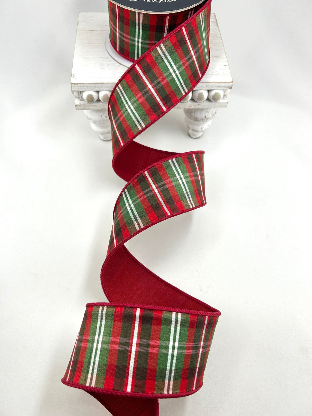Farrisilk Multi Christmas Plaid Wired Ribbon - 2.5" - Greenery MarketWired RibbonRM002-12
