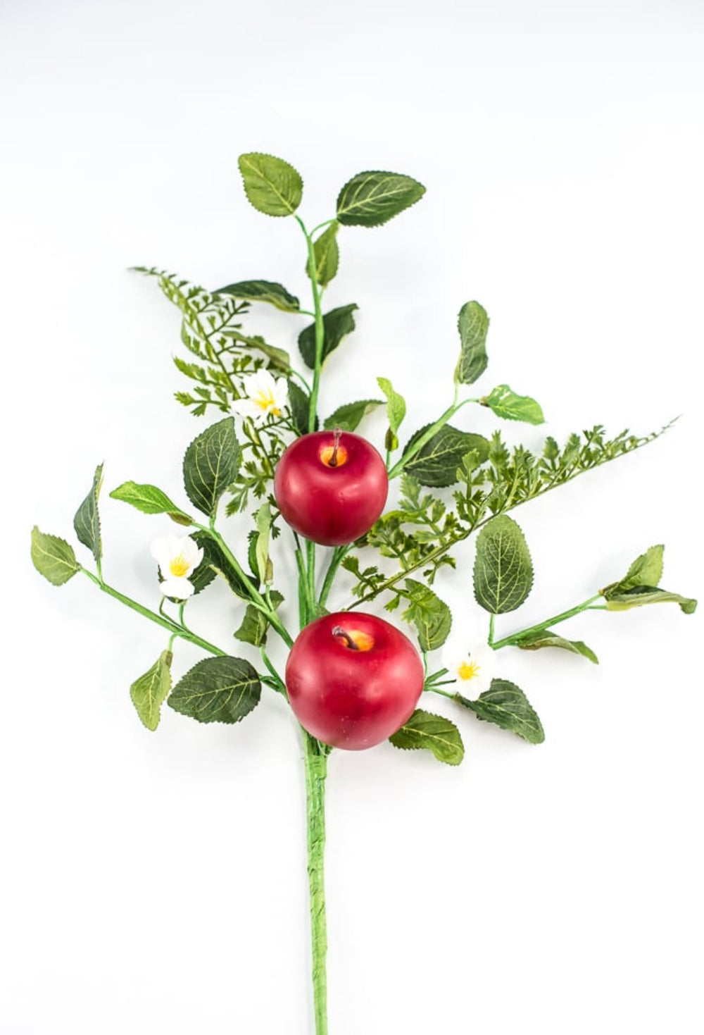 Faux Apples fruit spray with mixed greenery - Greenery MarketEC8263