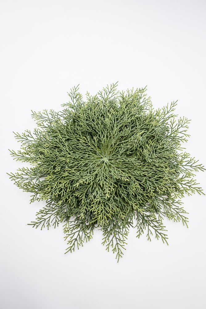 Faux Cedar Green Placemat - 18" - Greenery MarketYZC018-GR