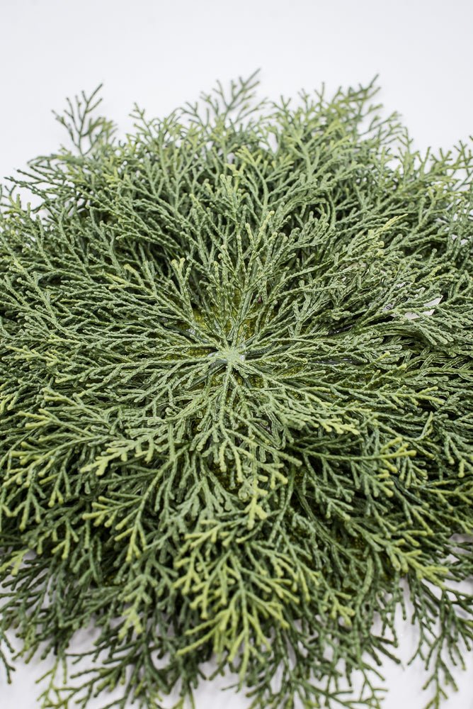 Faux Cedar Green Placemat - 18" - Greenery MarketYZC018-GR