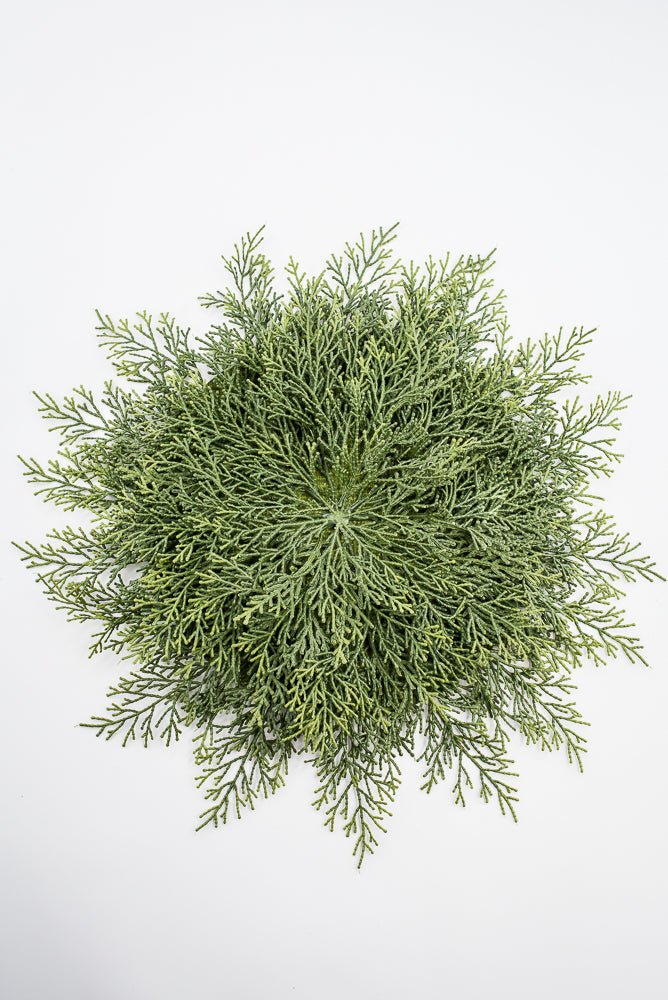 Faux Cedar Green Placemat - 18" - Greenery MarketYZC018-GR