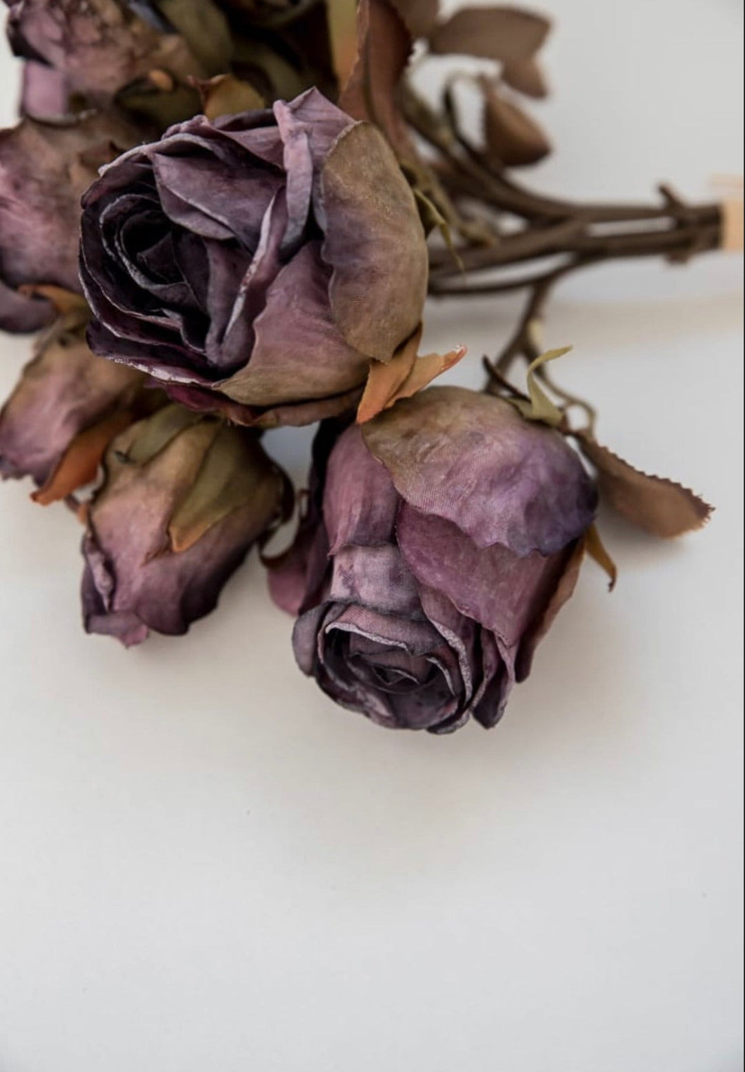 Faux dried rose bundle - purple - Greenery MarketArtificial Flora26445