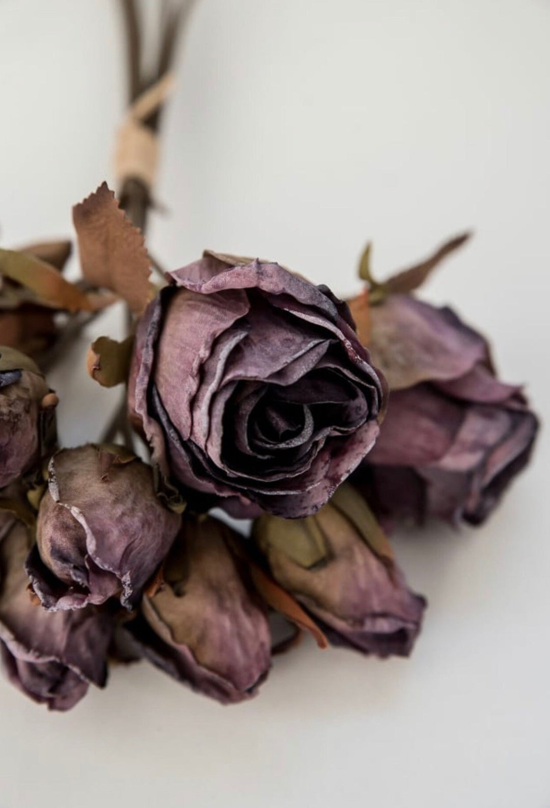 Faux dried rose bundle - purple - Greenery MarketArtificial Flora26445