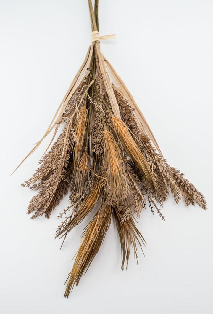 Faux dried wheat grass bundle - brown - Greenery MarketArtificial Flora26261