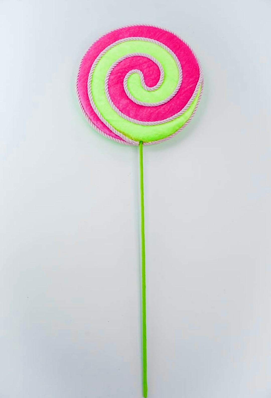 Faux lollipop stem - pink & lime green - Greenery MarketOrnaments