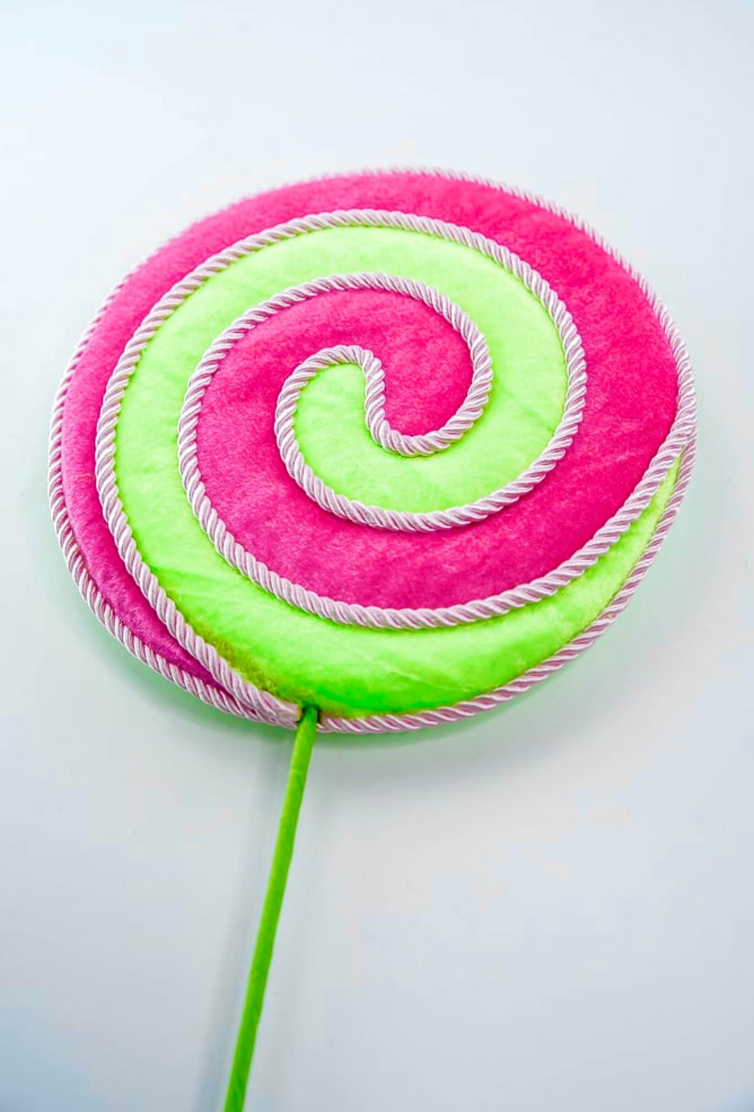 Faux lollipop stem - pink & lime green - Greenery MarketOrnaments