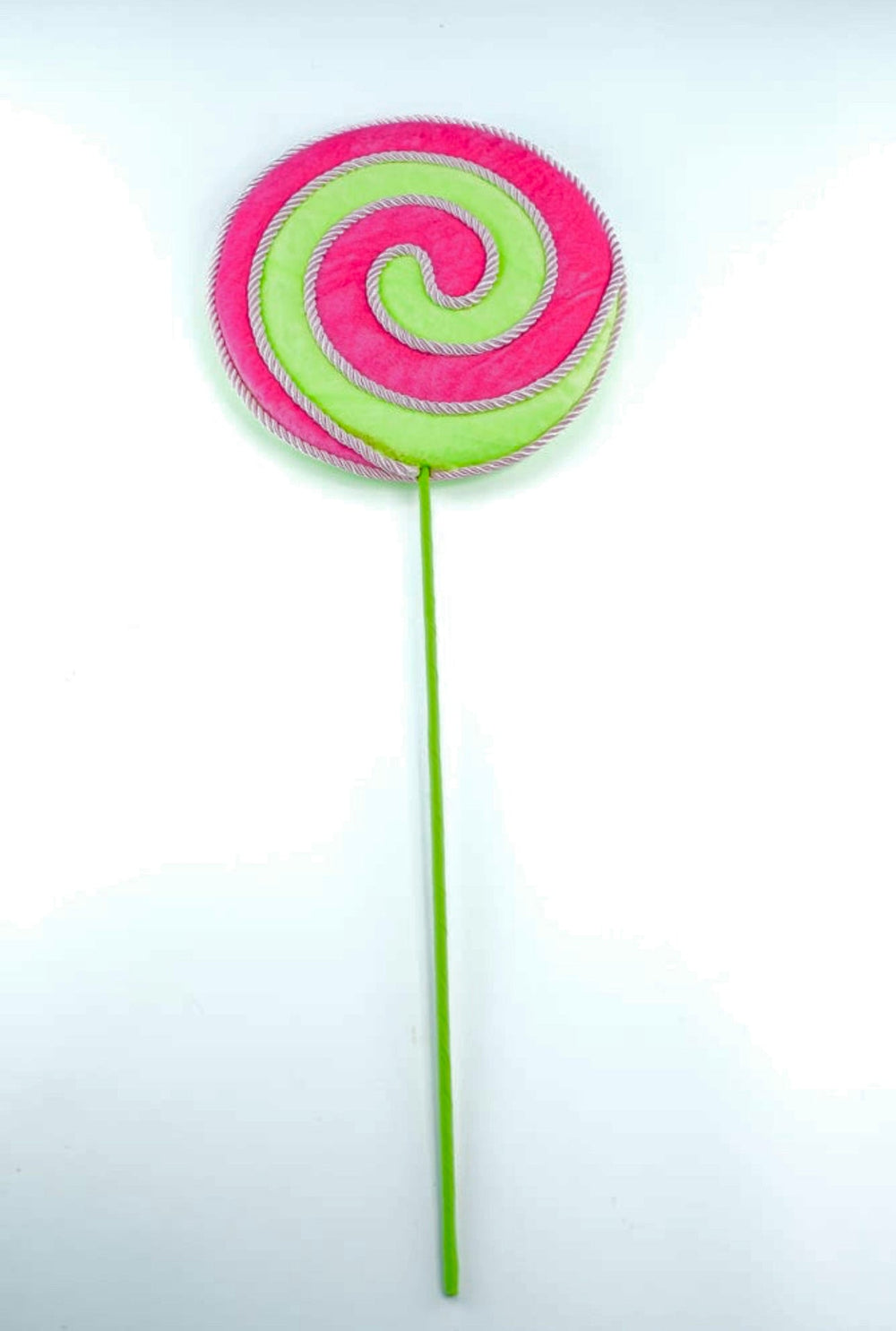 Faux lollipop stem - pink & lime green - Greenery MarketOrnaments