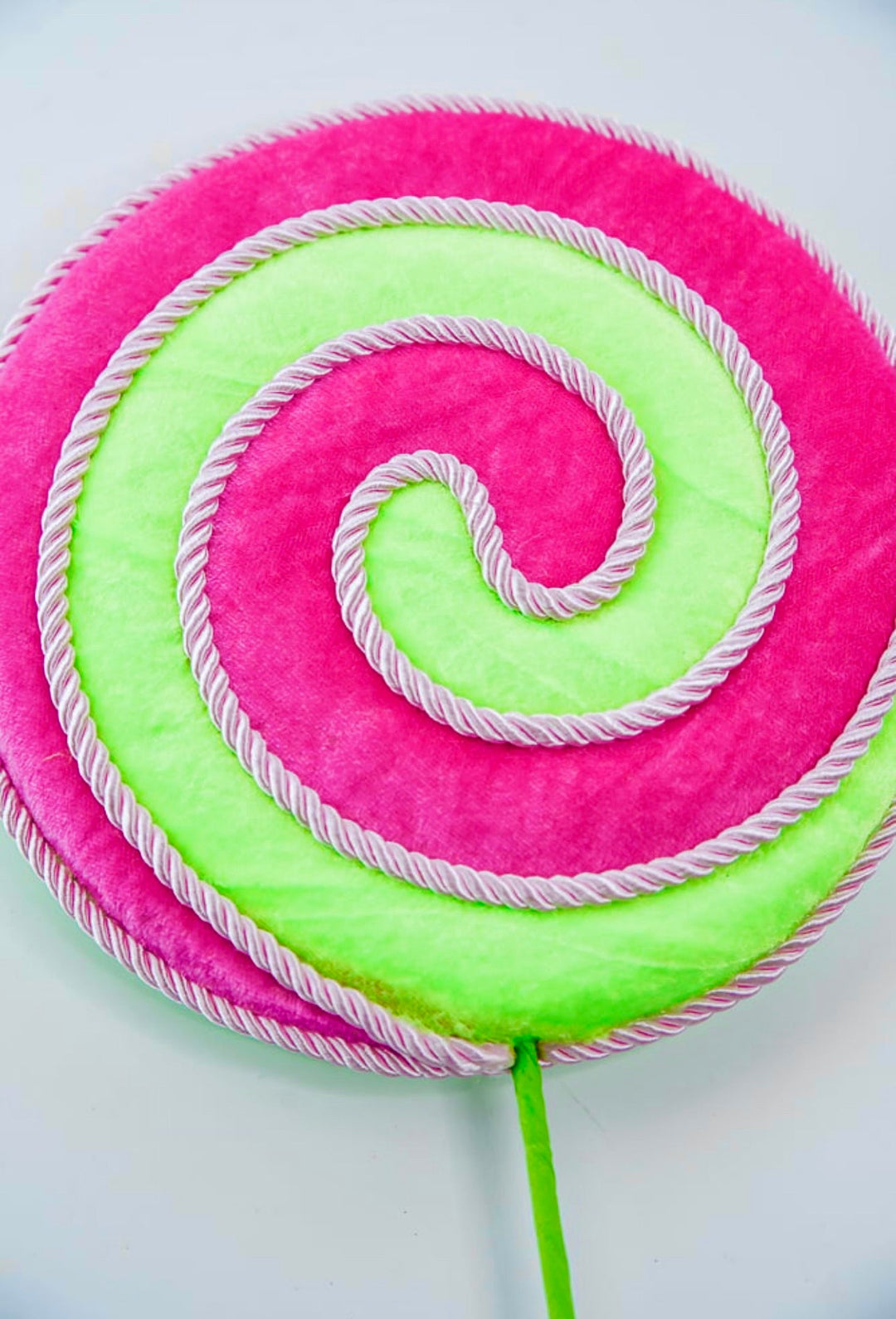 Faux lollipop stem - pink & lime green - Greenery MarketOrnaments