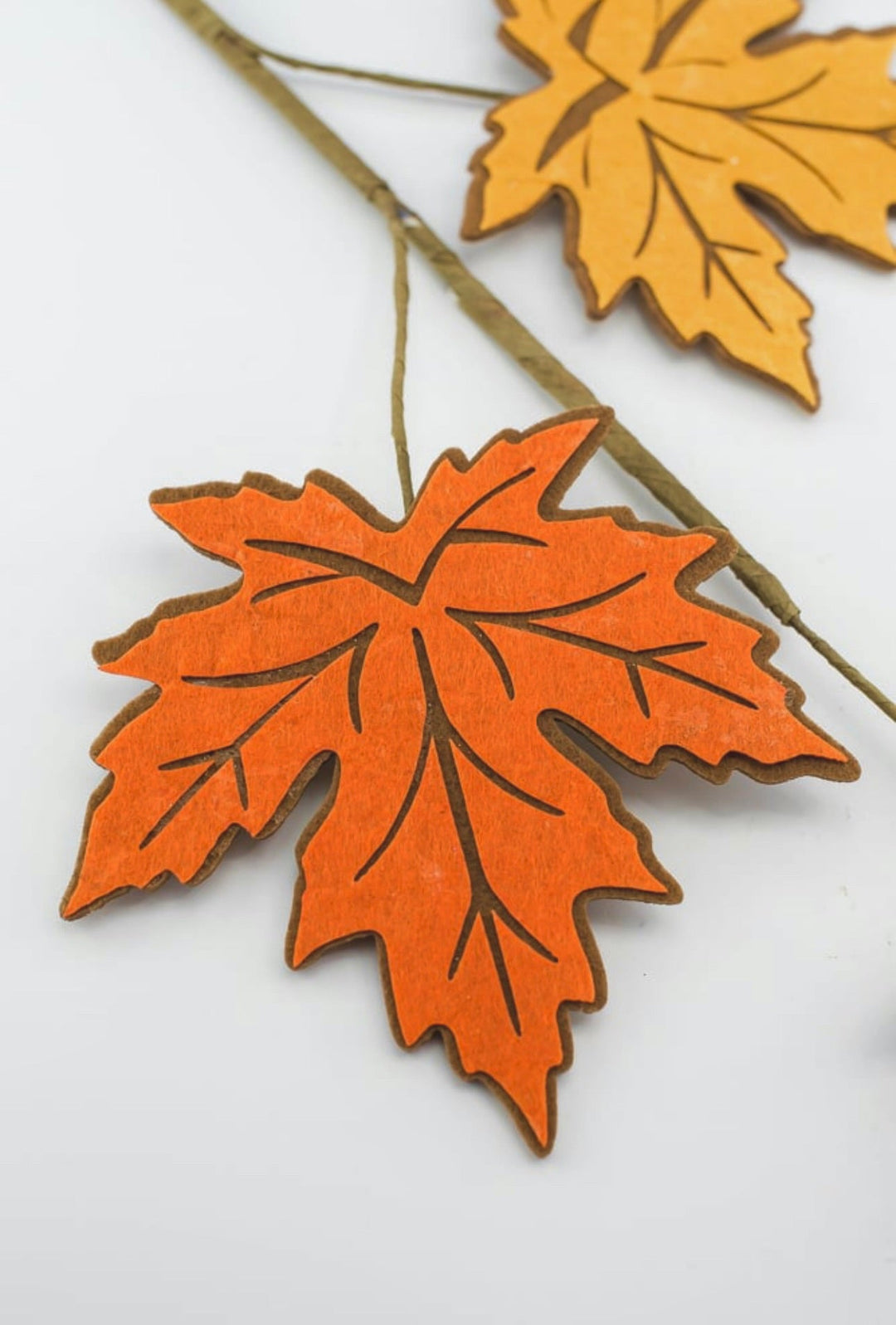 Felt maple leaves spray - Greenery MarketArtificial FloraHA9035