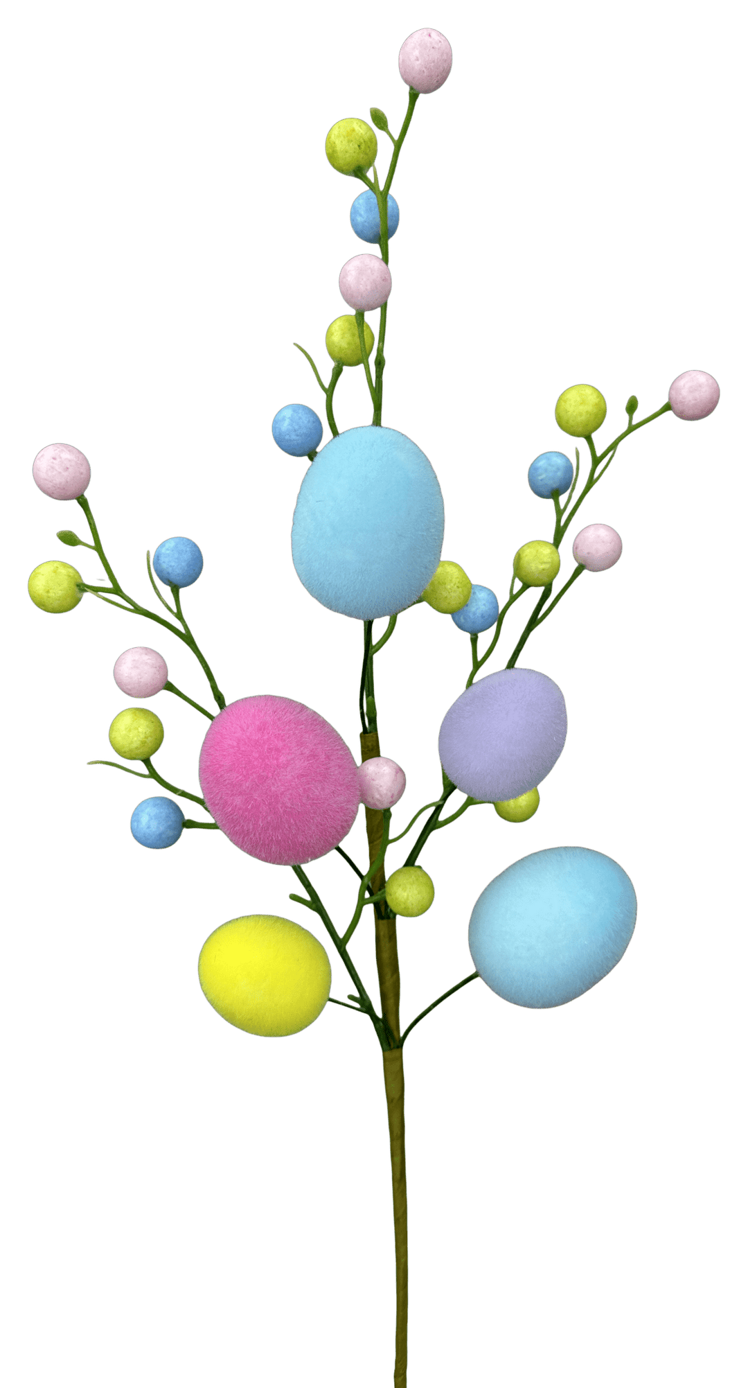 Flocked Easter Eggs Berry Pick - 18" - Greenery Market64001EAS