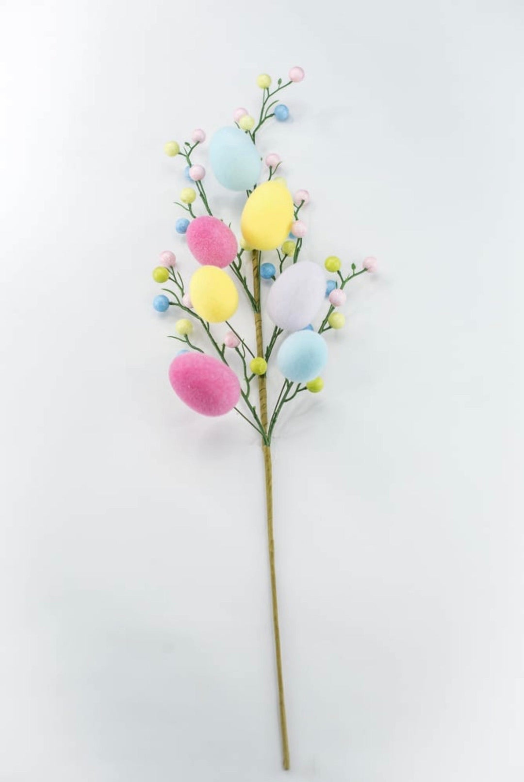 Flocked Easter Eggs Berry Spray - 26" - Greenery Market64000EAS